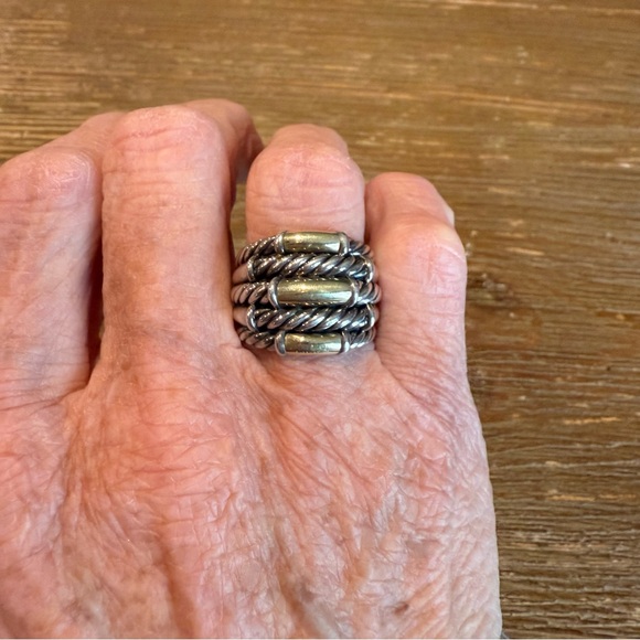 David Yurman Metro 5 row ring - Picture 5 of 7